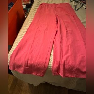 Midnight side extra wide flare pants